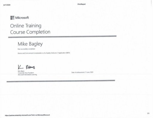 Certificate 1